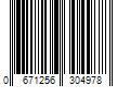 Barcode Image for UPC code 0671256304978