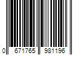 Barcode Image for UPC code 0671765981196