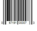 Barcode Image for UPC code 067191000073