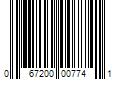 Barcode Image for UPC code 067200007741