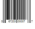 Barcode Image for UPC code 067203000077