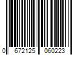 Barcode Image for UPC code 0672125060223