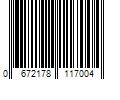 Barcode Image for UPC code 0672178117004