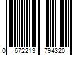 Barcode Image for UPC code 0672213794320