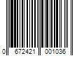 Barcode Image for UPC code 0672421001036