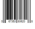 Barcode Image for UPC code 067353806208