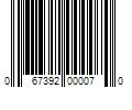 Barcode Image for UPC code 067392000070