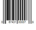 Barcode Image for UPC code 067431000078