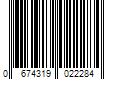 Barcode Image for UPC code 0674319022284