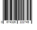 Barcode Image for UPC code 0674326222745