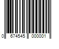 Barcode Image for UPC code 0674545000001