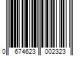 Barcode Image for UPC code 0674623002323