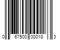 Barcode Image for UPC code 067500000183