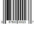 Barcode Image for UPC code 067500000237