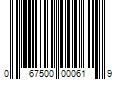 Barcode Image for UPC code 067500000619