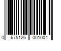 Barcode Image for UPC code 0675126001004