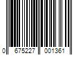 Barcode Image for UPC code 0675227001361