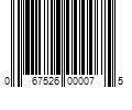 Barcode Image for UPC code 067526000075