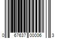 Barcode Image for UPC code 067637000063