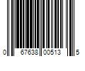 Barcode Image for UPC code 067638005135