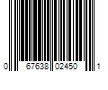 Barcode Image for UPC code 067638024501