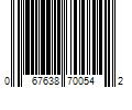 Barcode Image for UPC code 067638700542