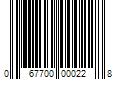 Barcode Image for UPC code 067700000228