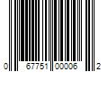 Barcode Image for UPC code 067751000062