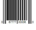 Barcode Image for UPC code 067777000060