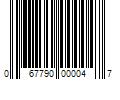 Barcode Image for UPC code 067790000047