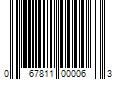 Barcode Image for UPC code 067811000063