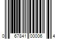 Barcode Image for UPC code 067841000064