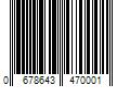 Barcode Image for UPC code 0678643470001