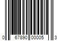 Barcode Image for UPC code 067890000053