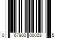 Barcode Image for UPC code 067900000035