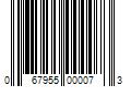 Barcode Image for UPC code 067955000073