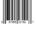 Barcode Image for UPC code 067955231927