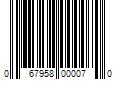 Barcode Image for UPC code 067958000070