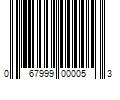 Barcode Image for UPC code 067999000053