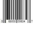 Barcode Image for UPC code 068000006347