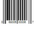 Barcode Image for UPC code 068005000067