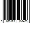 Barcode Image for UPC code 0680183103400