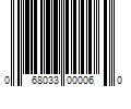 Barcode Image for UPC code 068033000060