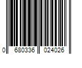 Barcode Image for UPC code 0680336024026