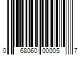 Barcode Image for UPC code 068060000057