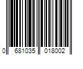 Barcode Image for UPC code 0681035018002