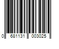 Barcode Image for UPC code 0681131003025