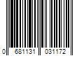Barcode Image for UPC code 0681131031172. Product Name: Wal-Mart Stores  Inc. Equate Diaper Rash Relief Maximum Strength 16 oz
