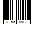 Barcode Image for UPC code 0681131040372