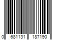 Barcode Image for UPC code 0681131187190